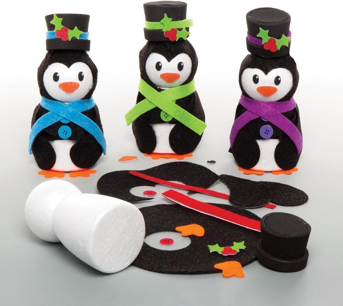 Baker Ross Bouw een PinguÃ¯n Sets  (4 stuks)