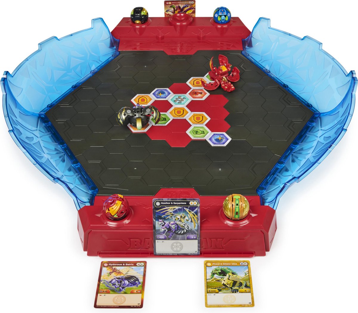 Bakugan Battle League Coliseum - Deluxe spelbord - Met exclusieve Fused Howlkor x Serpenteze Bakugan