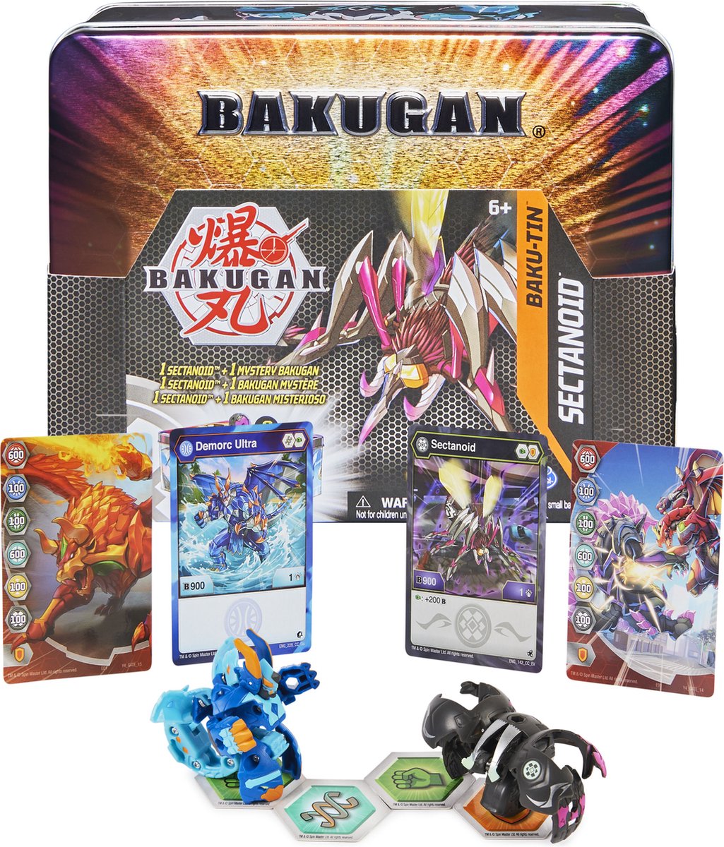 Bakugan Evolutions - Opbergblik met 2 unieke Bakugan