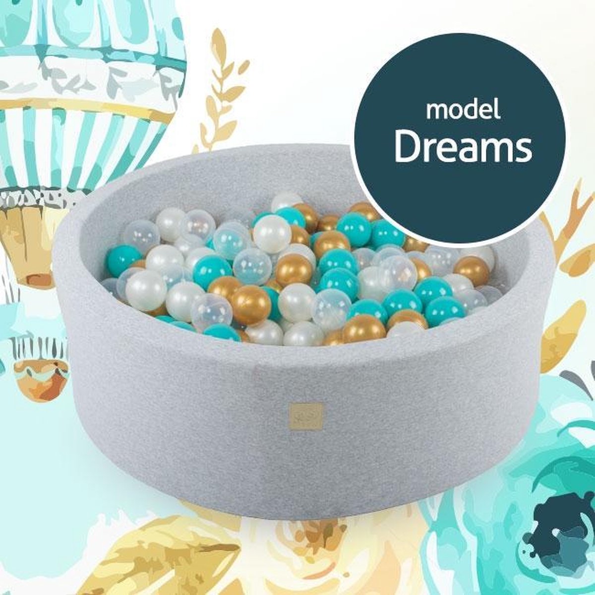 ballenbak XL SET Dreams - 90x30 incl. 250 ballen