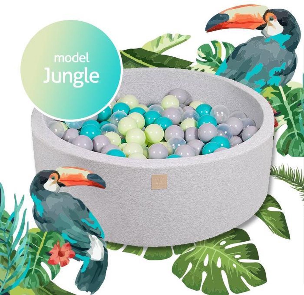 ballenbak XL SET Jungle - 90x30 incl. 250 ballen