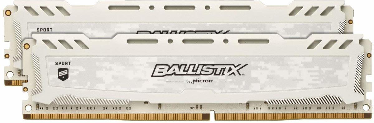 Ballistix Sport LT 8GB Kit DDR4 4GBx2 2666 DIMM 288pin wit