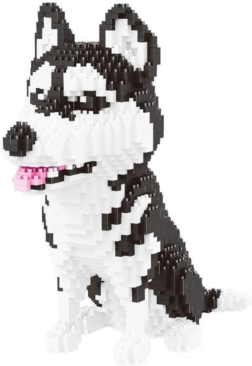 Balody Husky - Nanoblocks - bouwset / 3D puzzel - 1900 bouwsteentjes