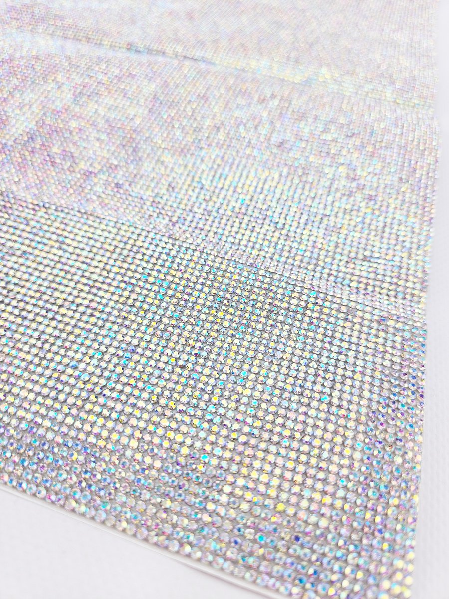   Plak lint strass steentjes - Vel glitter plakband - 24cm X 40cm zelfklevend glitters steen hotfix lintje 10mm versieren DIY knutselen meisjes craft art scrapbook