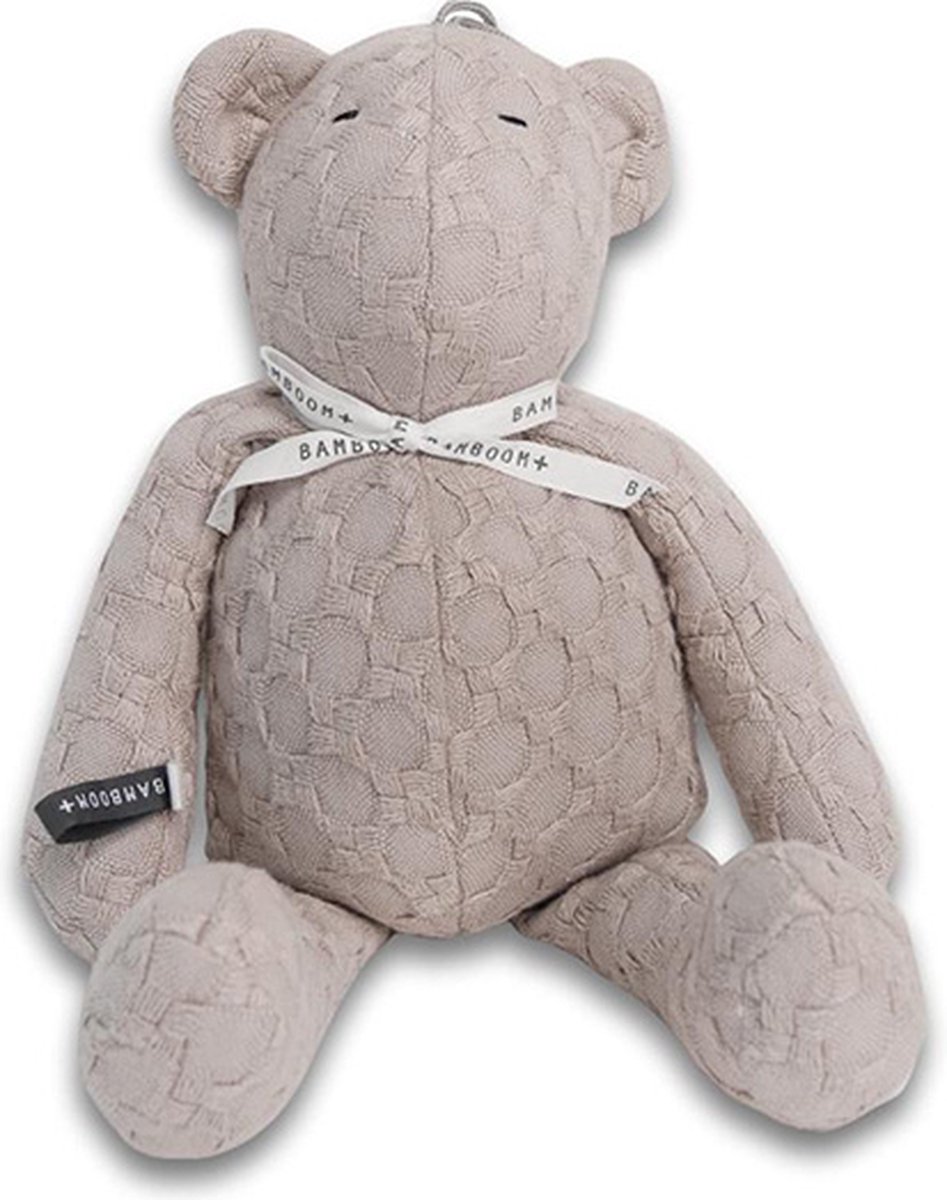 Bamboom Knuffel met Muziek Honey Beer Sand 38 cm