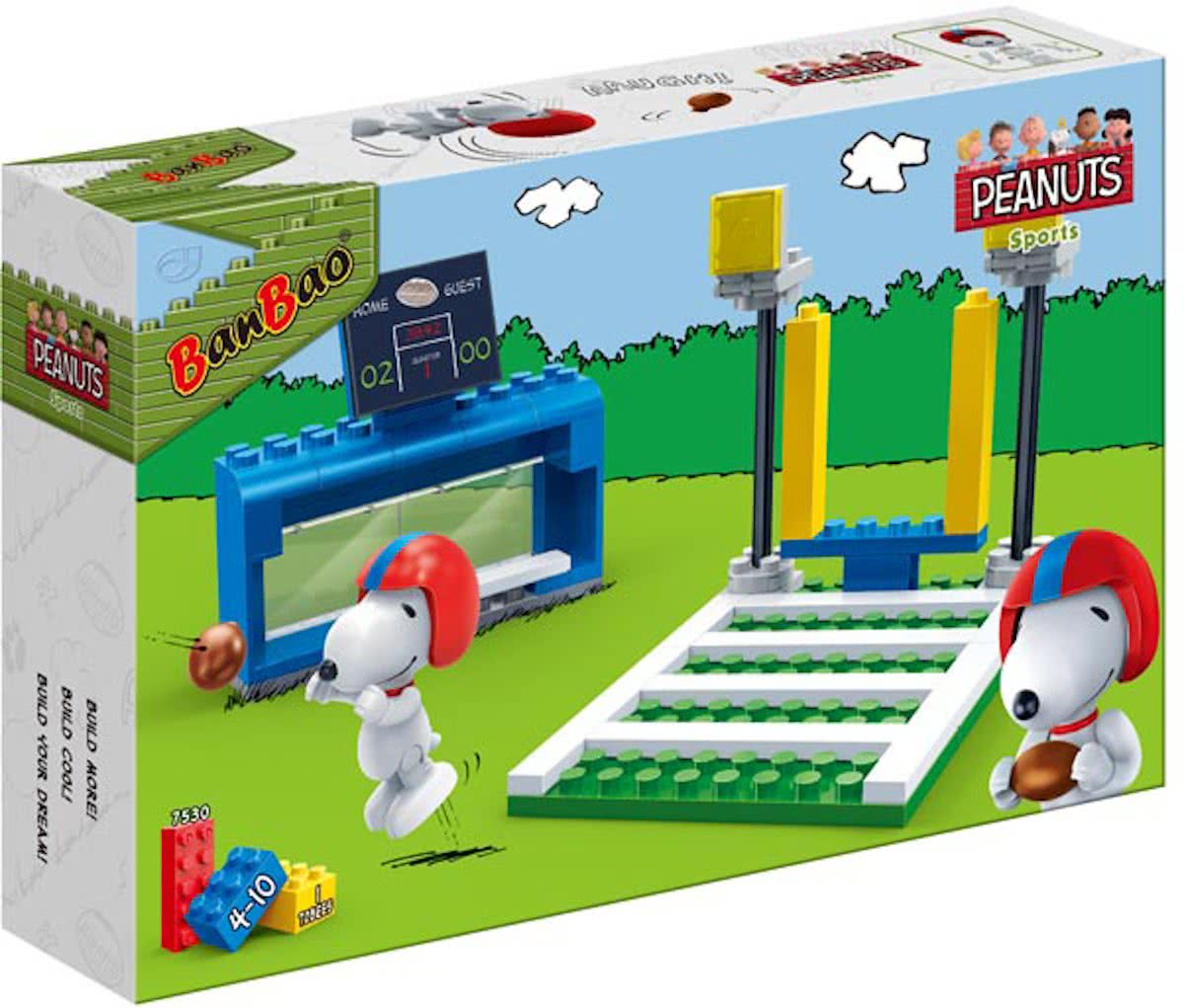 BanBao Snoopy Amerikaans Voetbal-7530