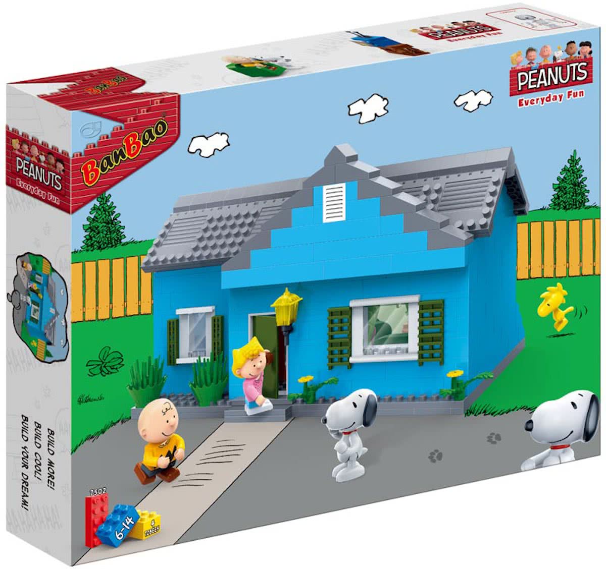 BanBao Snoopy Charlie Brown Woonhuis- 7502