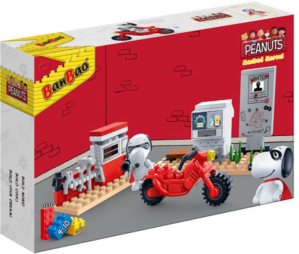 BanBao Snoopy Motor Werkplaats-7532