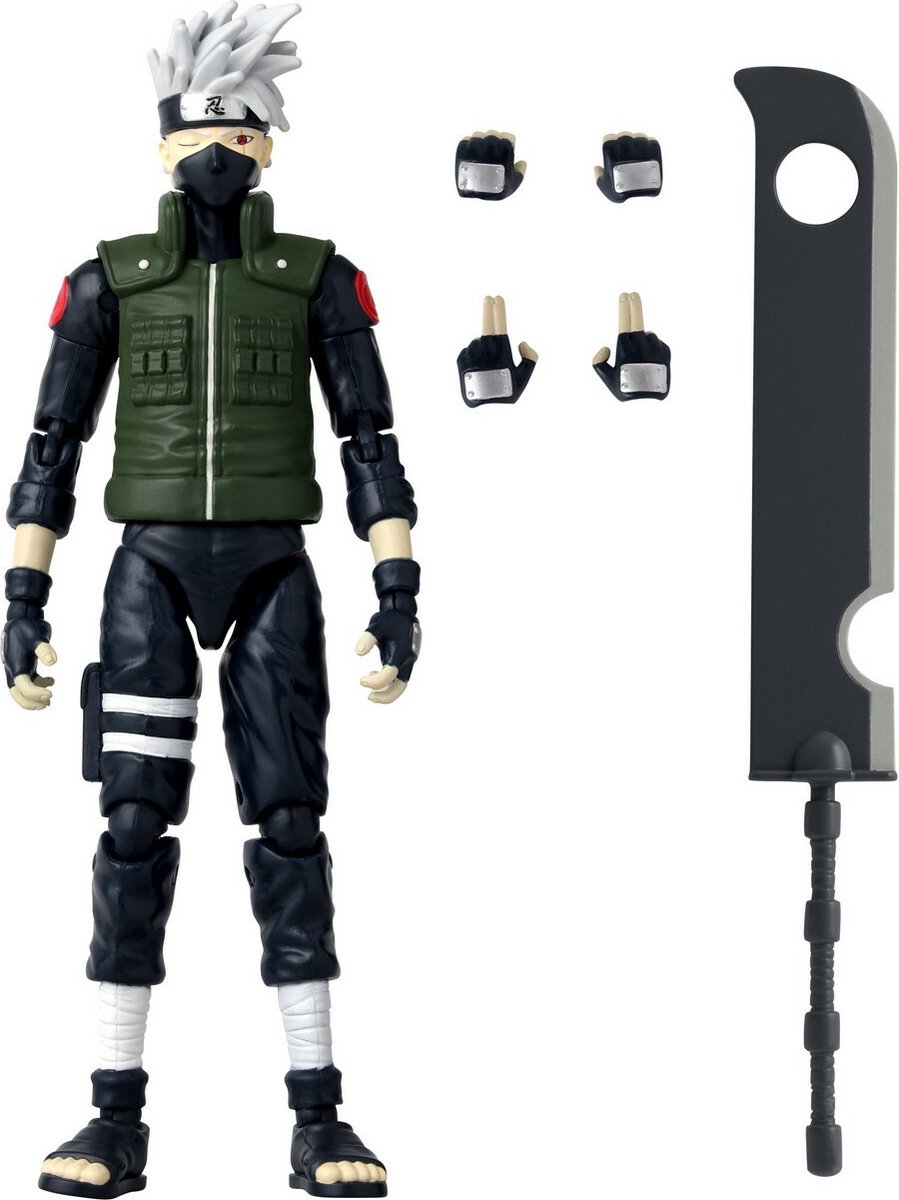 Naruto Shippuden: Anime Heroes - Kakashi Hatake Fourth Great Ninja War Action Figure