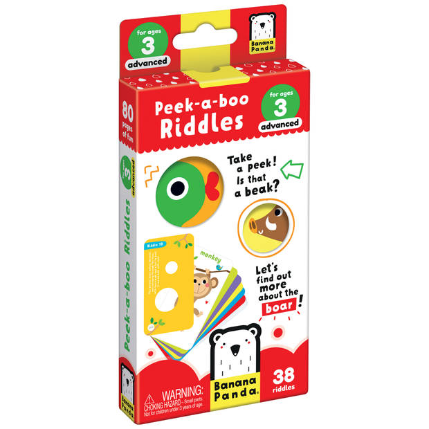 Banana Panda Kiekeboe raadsels gevorderd 3+