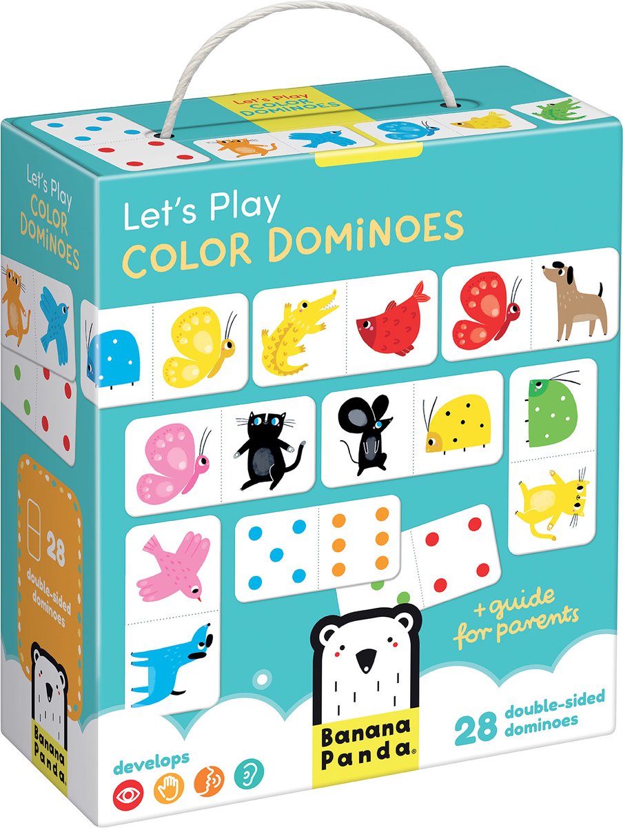   Let’s Play Color Dominoes 2+