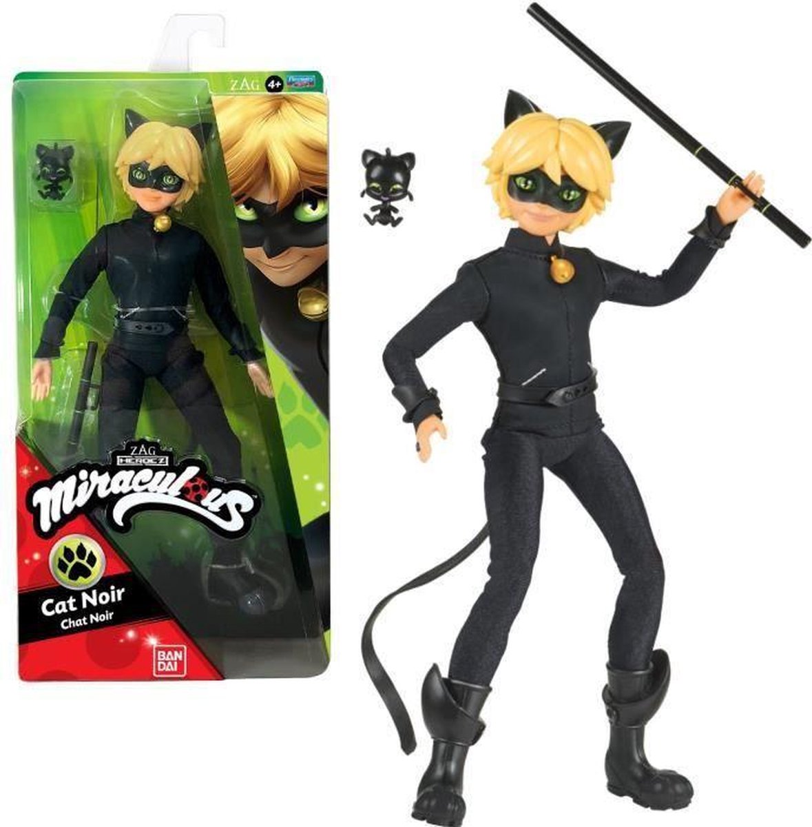 BANDAI Miraculous Ladybug - Modepop 26 cm: Cat Noir