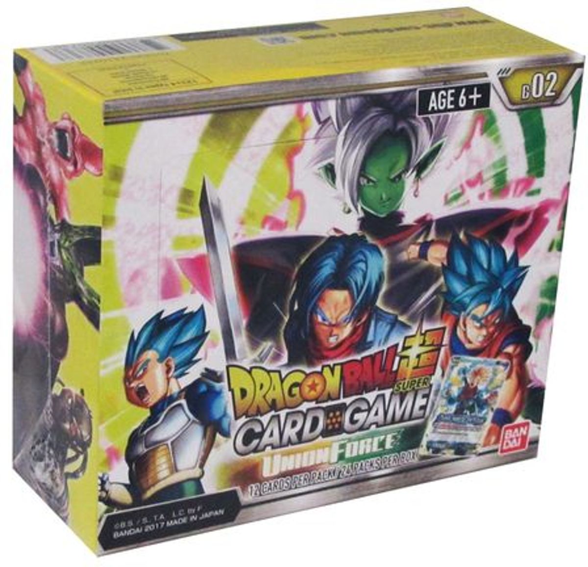 Dragon Ball Super TCG Set 2 Union Force Booster Display