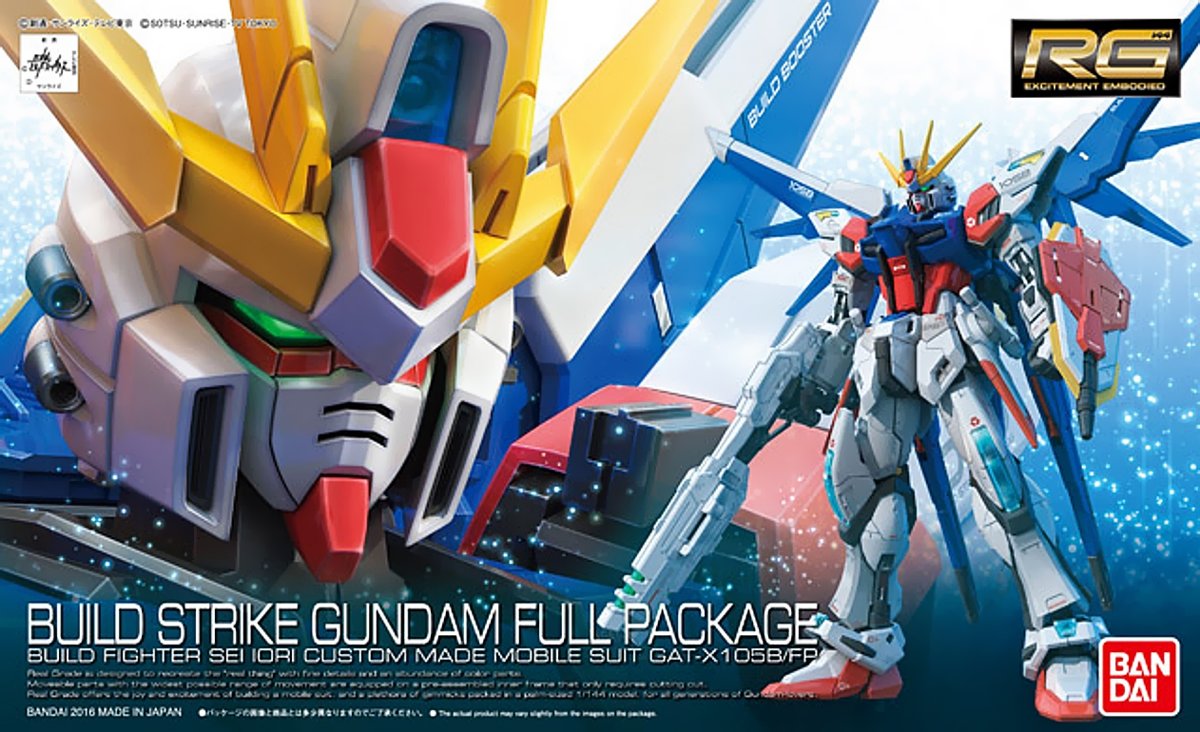 GAT-X105B/FP Build Strike Gundam Full Package RG 1/144 Bandai gunpla