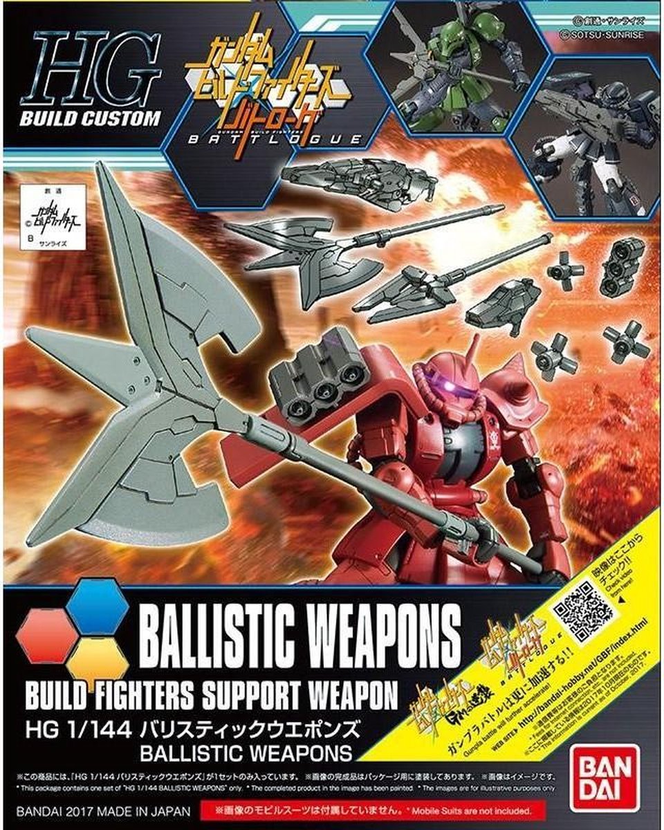 GUNDAM Build Fighters - Model Kit - HG 1/144 - ACC Ballistick Weapons