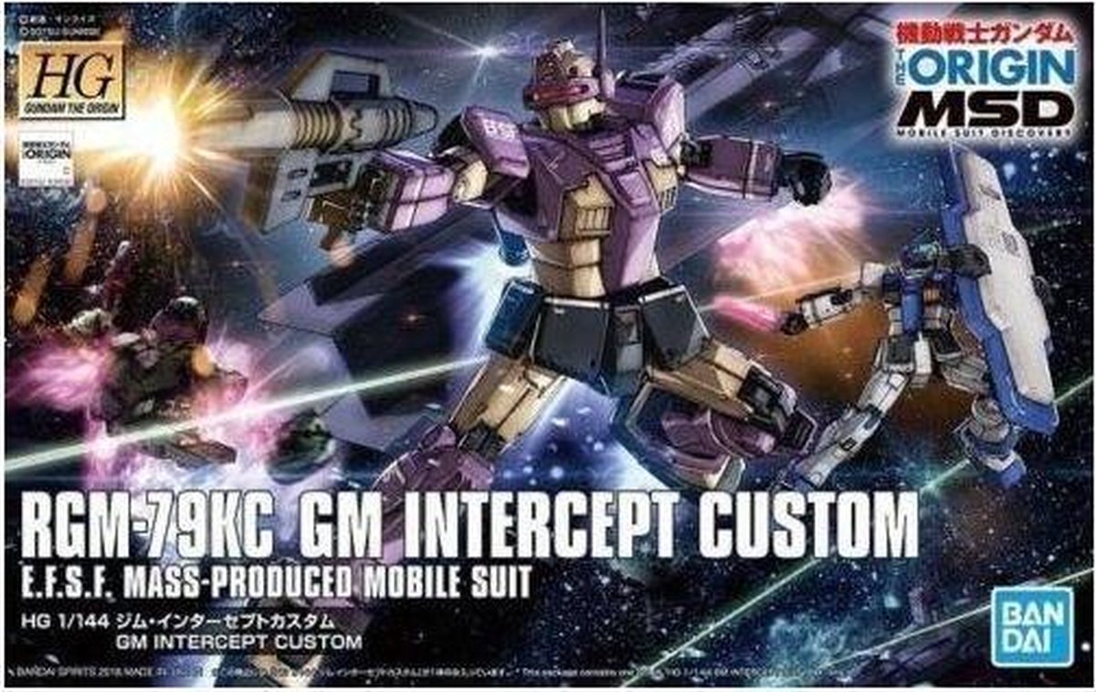 GUNDAM The Origin - Model Kit - HG 1/144 - Intercept Custom