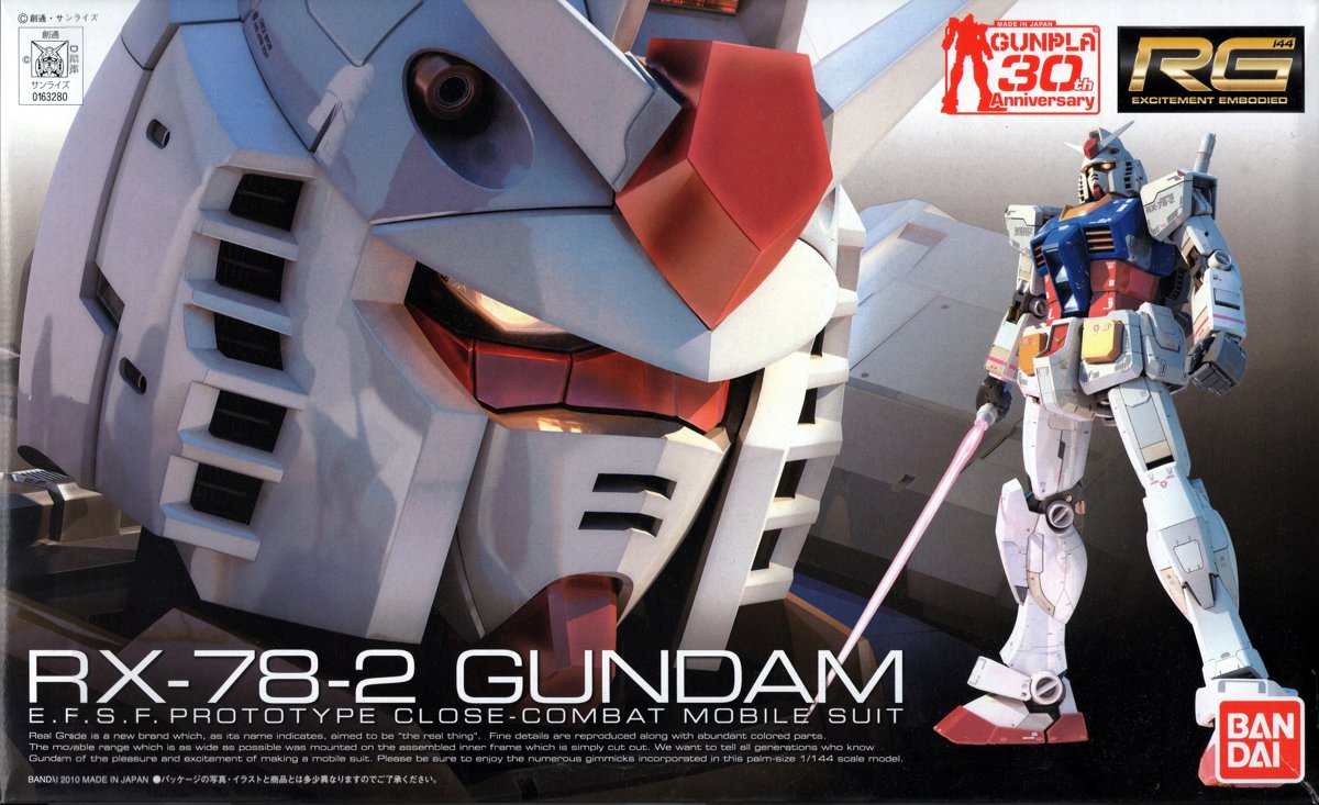 RX-78-2 Gundam RG 1/144 - Gundam Bandai Gunpla