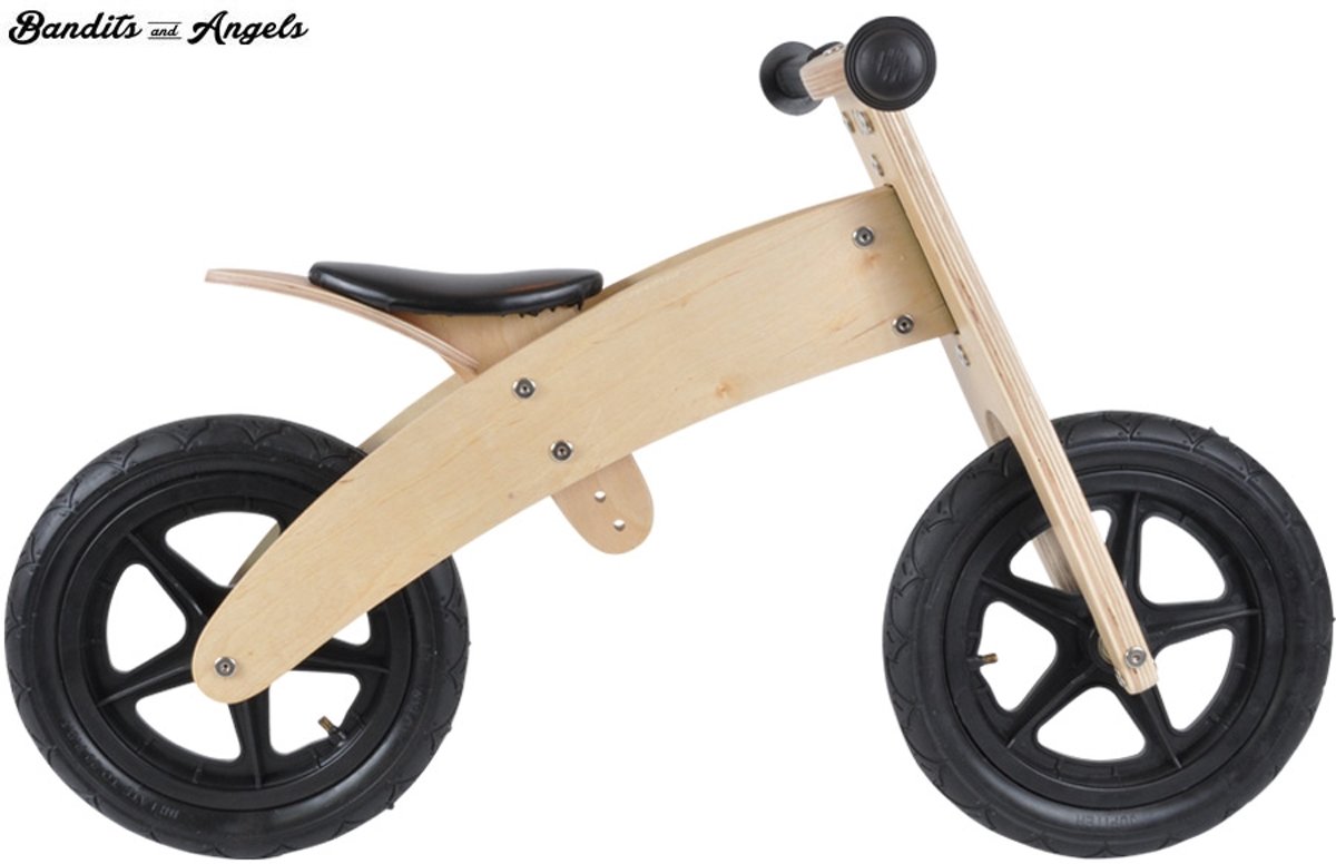 Bandit 2 in 1 Classic Hout - Loopfiets