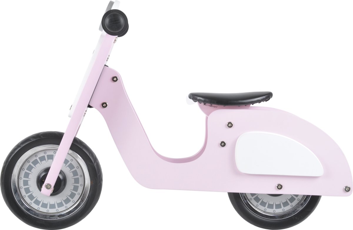 Houten loopfiets Italian Rider roze