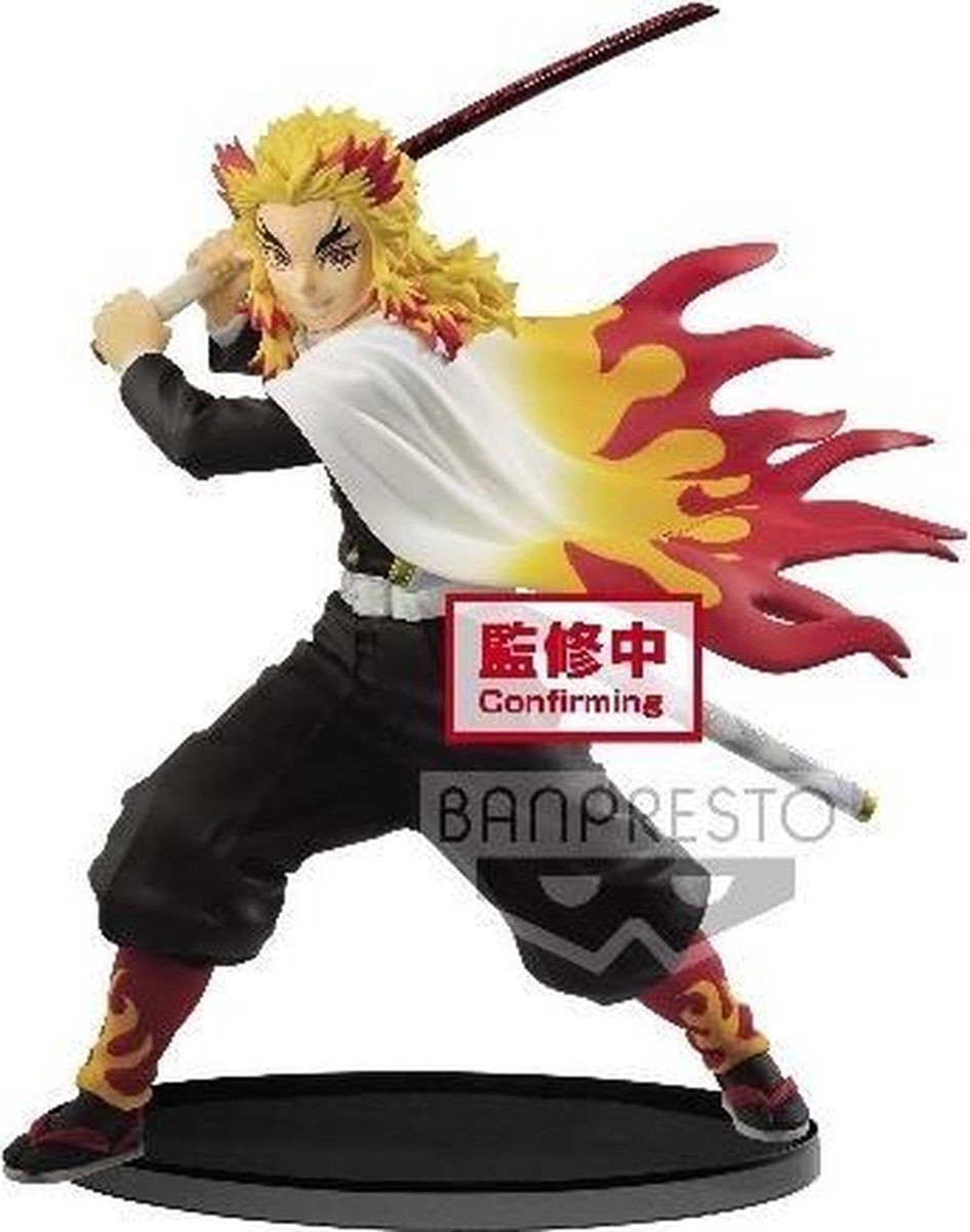 Demon Slayer Kimetsu no Yaiba Vibration Stars Statue Kyojuro Rengoku 15 cm