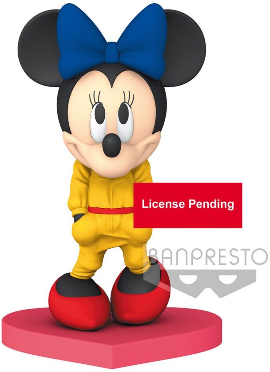 Disney Best Dressed Q Posket Mini Figuur Minnie Mouse 10 cm - Normale Versie