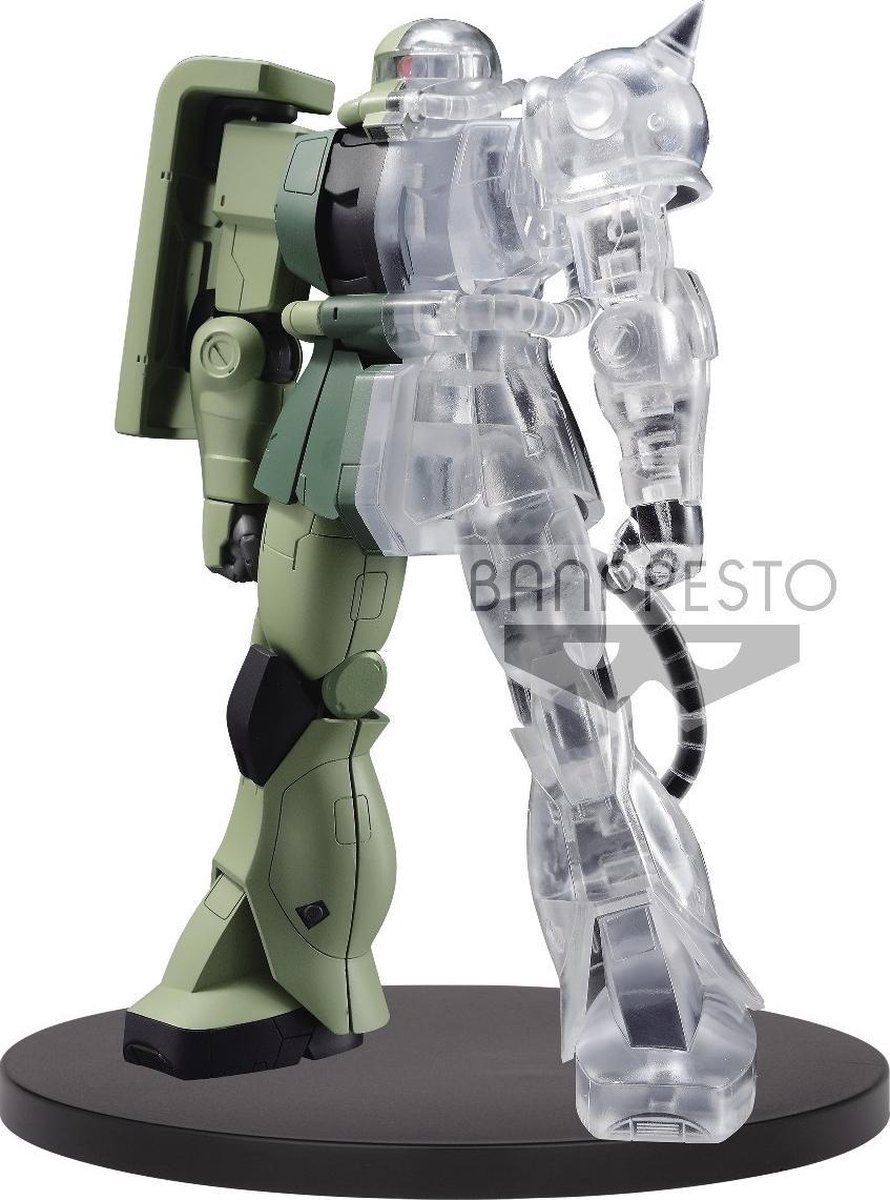 MS-06F Zaku II Mobile Suit Gundam Internal Structure Banpresto Figure 14cm