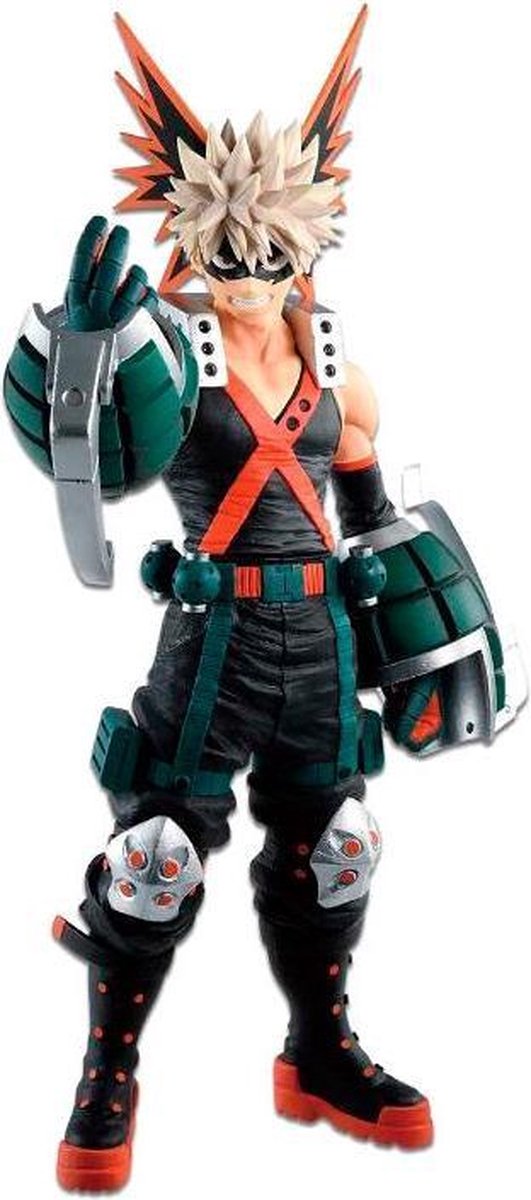 My Hero Academia Fighting Heroes feat Ones Justice Katsuki Bakugo figure 25cm