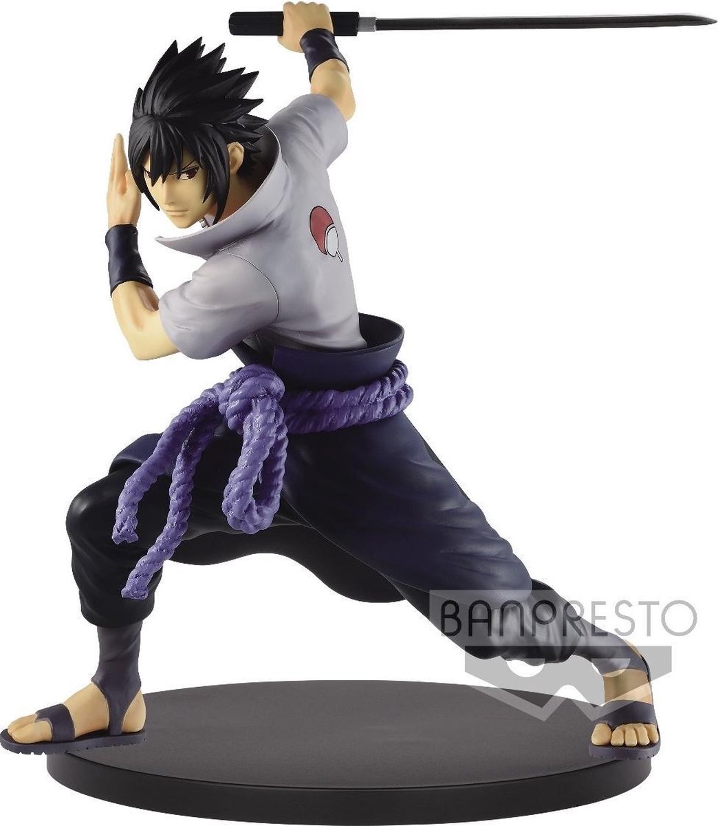 Naruto Shippuden Uchida Sasuke Vibration Stars Banpresto Figure 17cm