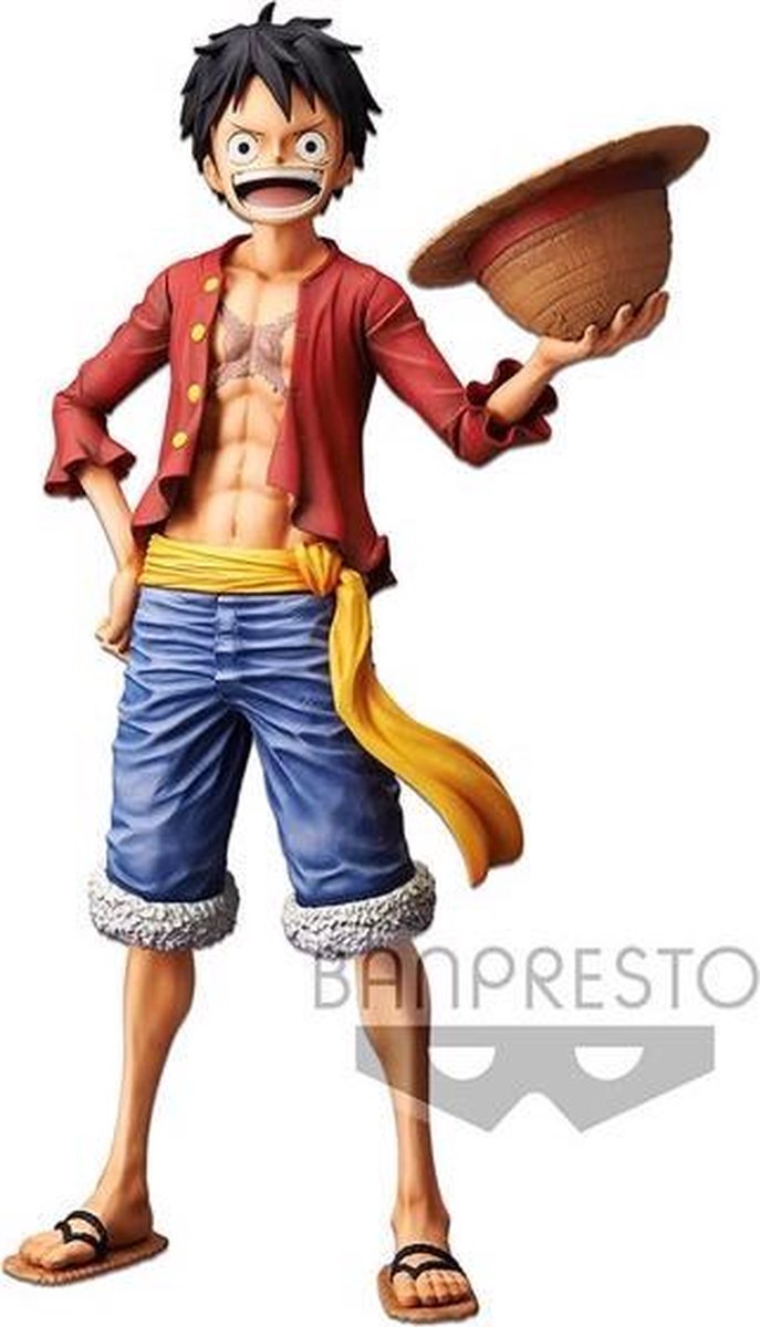 One Piece Anime Monkey D. Luffy Figure Grandista 28cm Banpresto