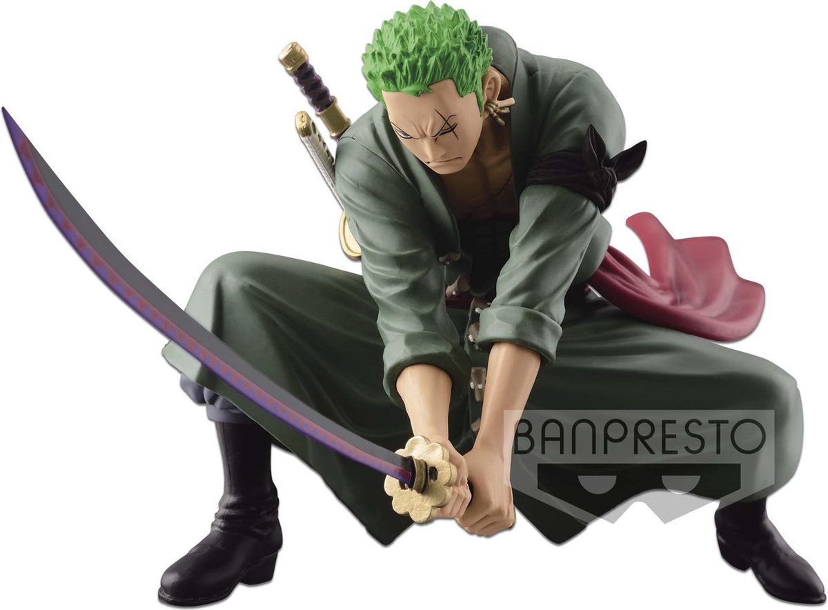 One Piece SCultures Big Banpresto Figure Colosseum 4 Vol.3 Zoro Figure 13cm