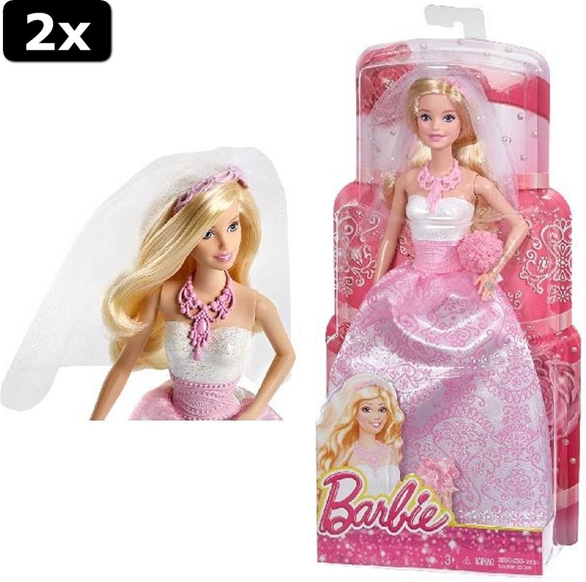 2x Barbie Bruid