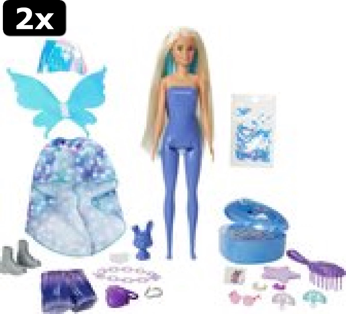 2x Barbie Color Reveal Ultimate Reveal Wave 2 Fantasy Fashion Fairy Fee - Barbiepop