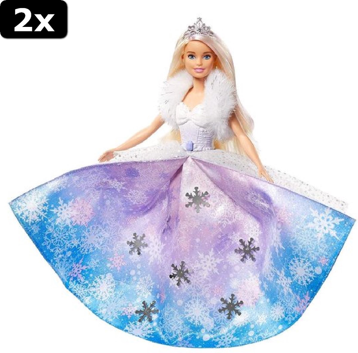 2x Barbie Dreamtopia Ultieme Prinses - Barbiepop