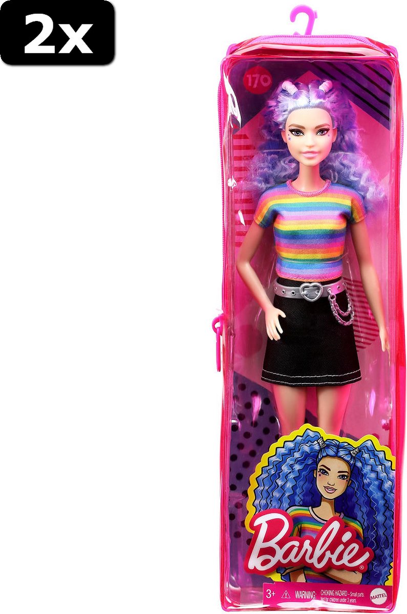 2x Barbie Fashionistas Barbie dessin 15