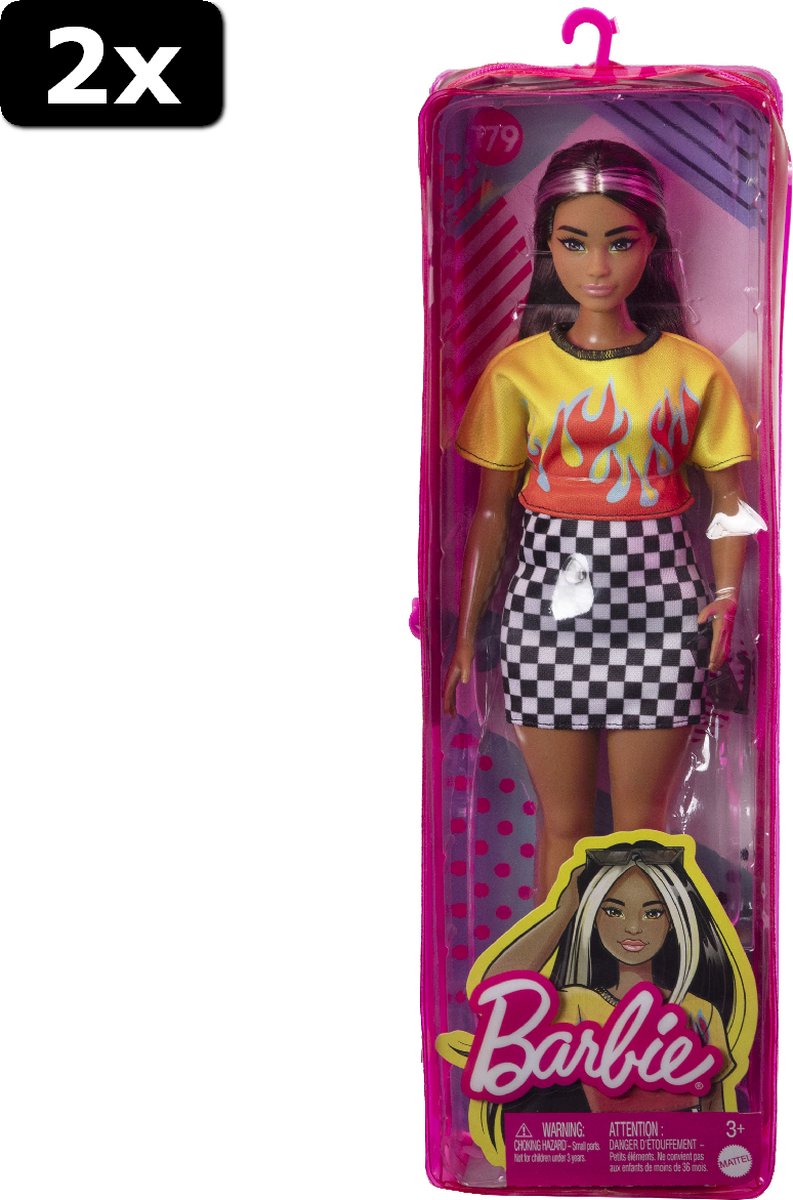 2x Barbie Fashionistas Barbie dessin 3