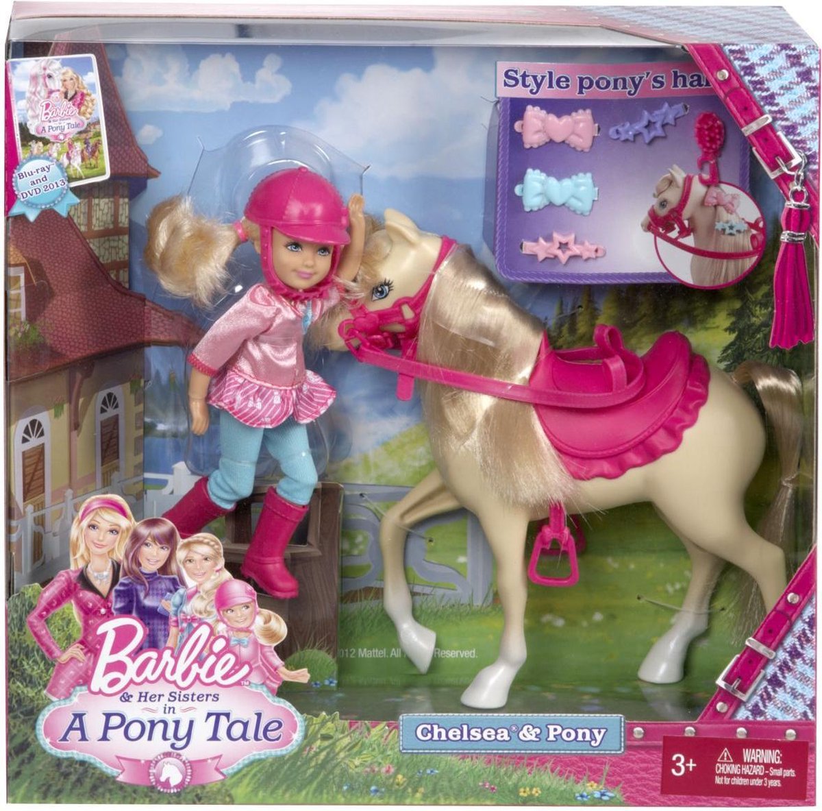 BARBIE ZUSJE CHELSEA MET PONY