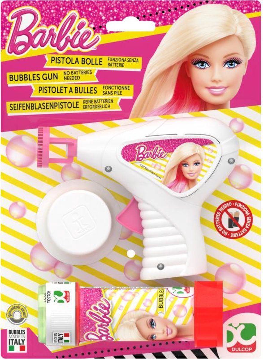 Barbie  - Bellenblaas pistool incl. vloeistof - speelgoed - meisjes - dames - Viros