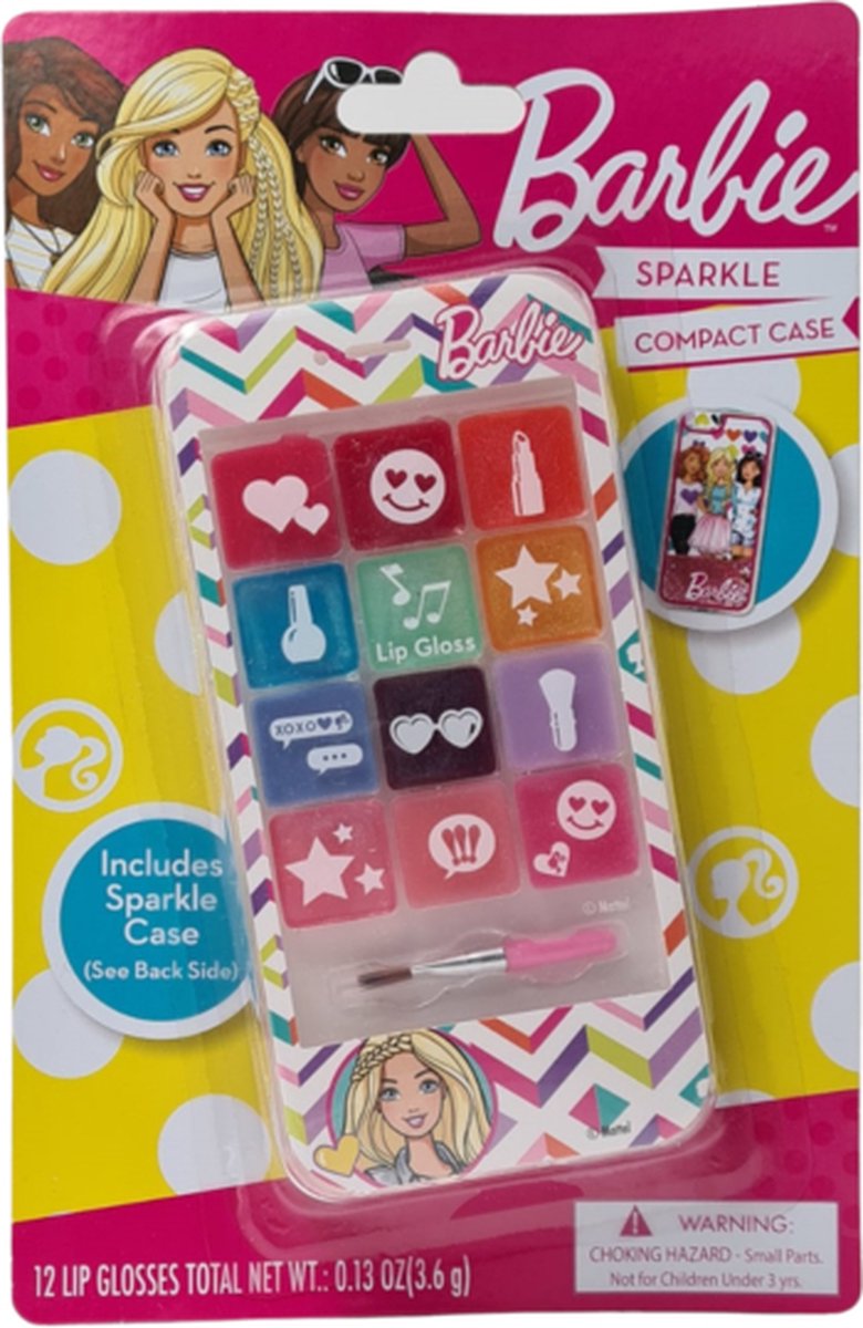 Barbie - Sparkle Compact Case - Kindermake-up - Geschenkset - 3.6 gr