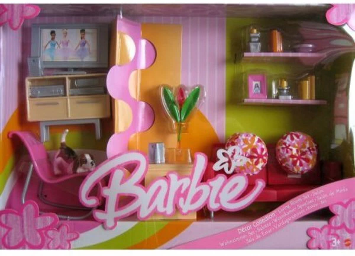 Barbie - Woonkamer Speelset