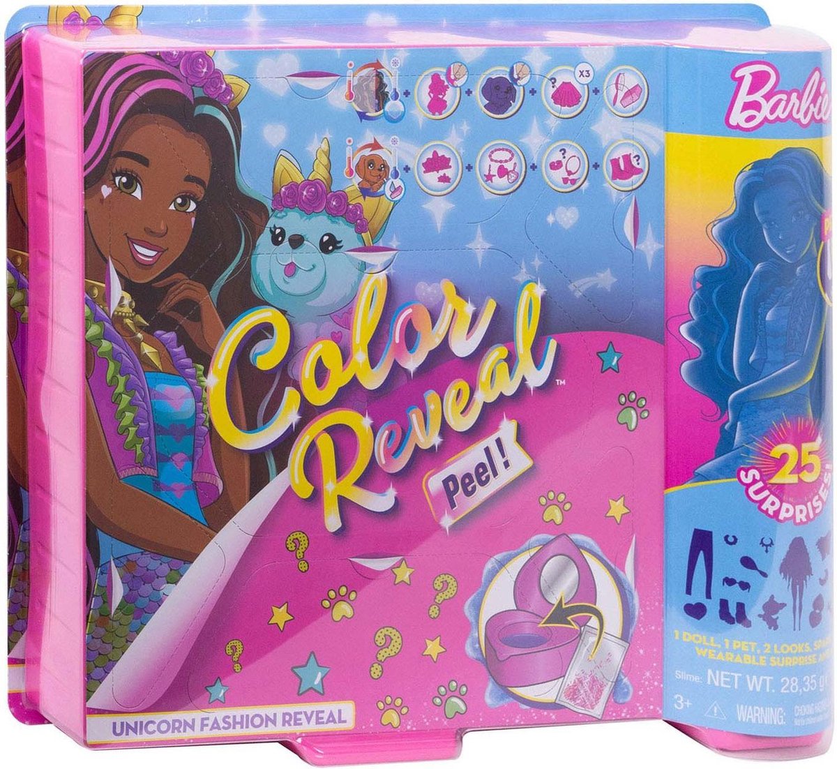 Barbie Color Reveal Ultimate Reveal Wave 2 Fantasy Fashion Unicorn Eenhoorn - Barbiepop