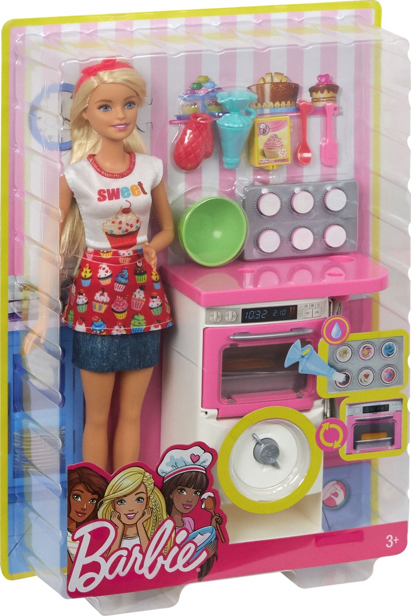 Barbie Cupcake speelset