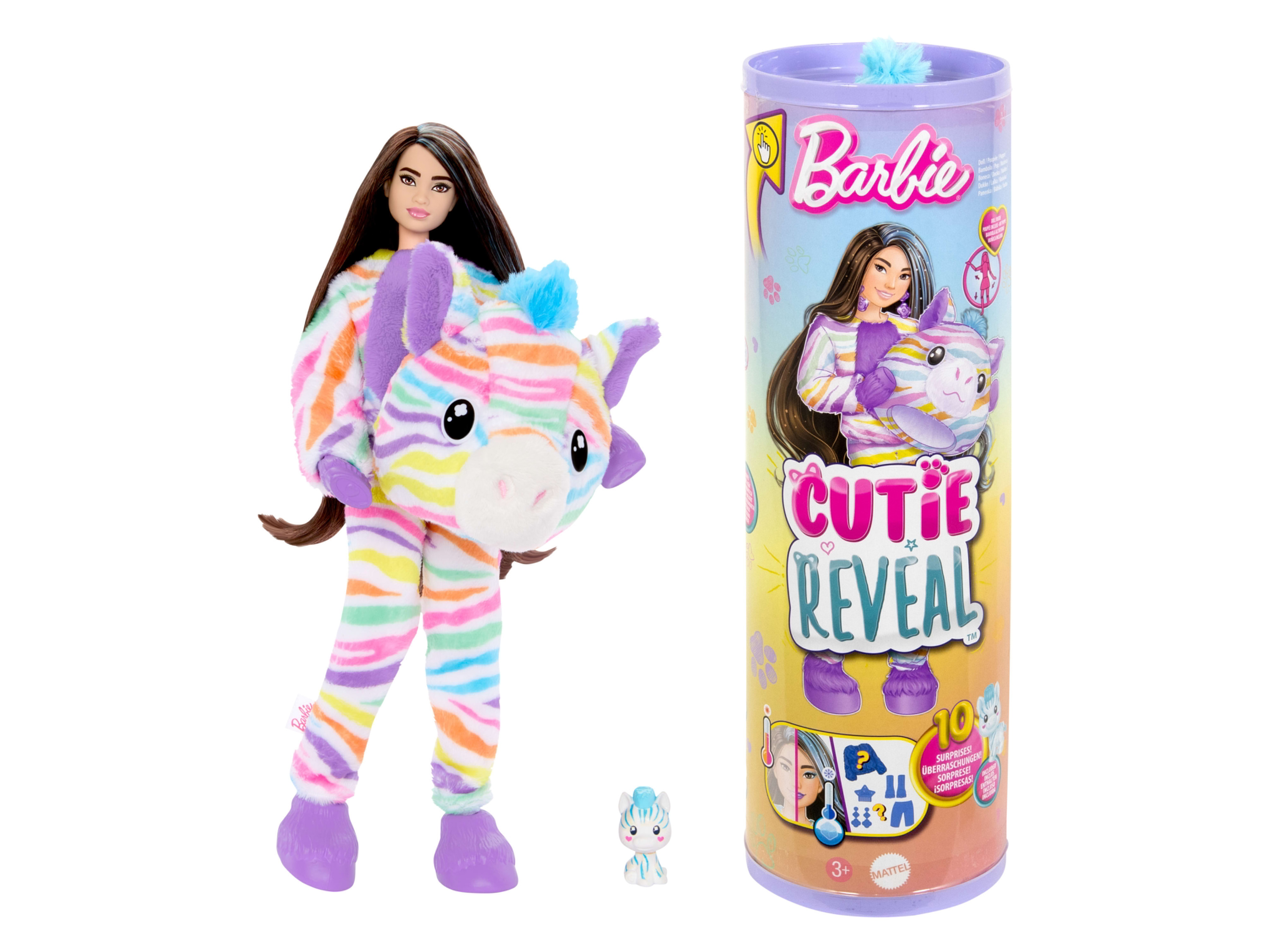 Barbie Cutie reveal pop (Zebra opdruk)