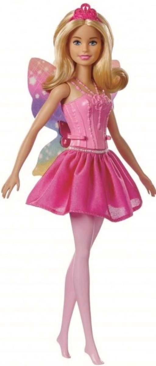 Barbie Dreamtopia - roze jurk - Blond