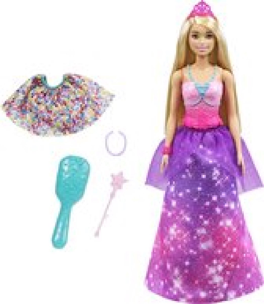 Barbie Dreamtopia Prinses & Kleurrijke Zeemeermin Barbie Pop