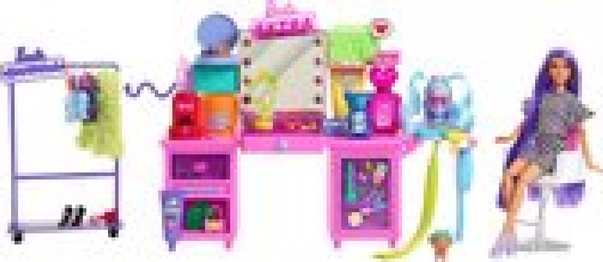 Barbie Extra Speelset Vanity - Speelset