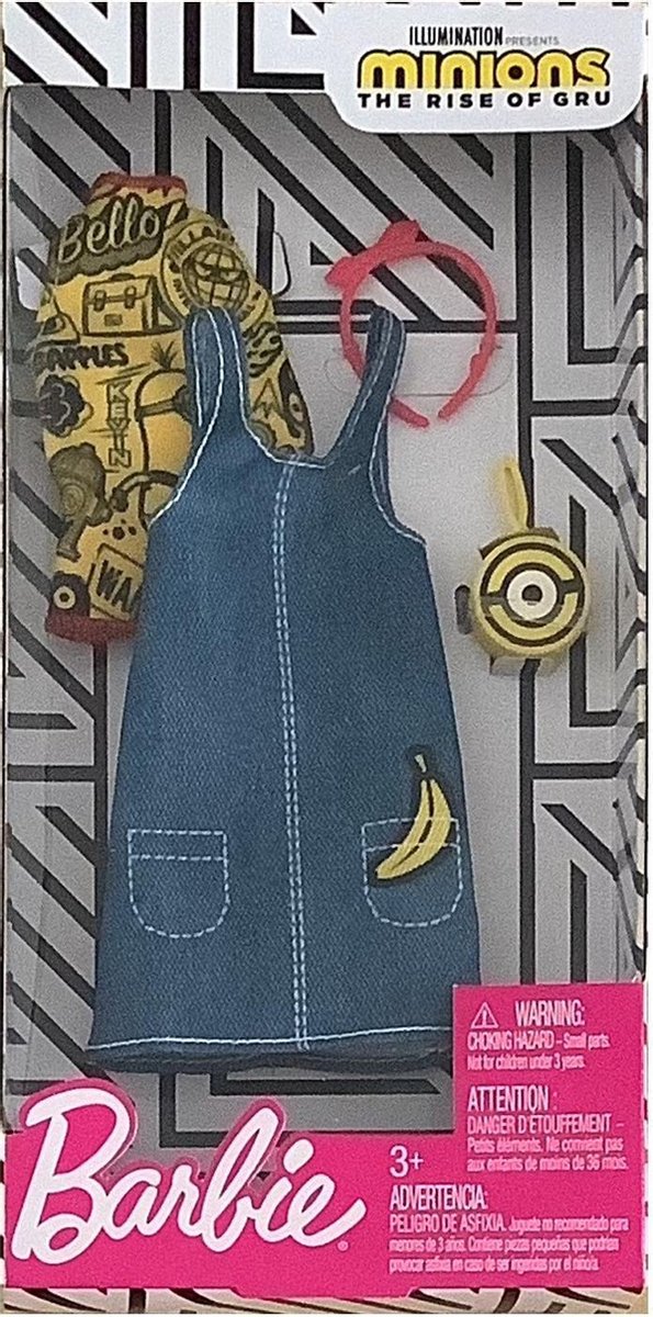 Barbie Kleding Outfit Minions Spijker Jurk + Topje