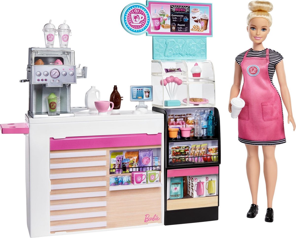 Barbie Koffieshop Speelset