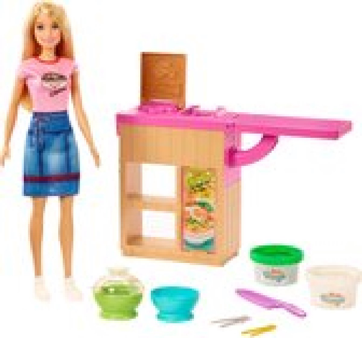 Barbie Noedels Bar Pop en Speelset - Barbiepop