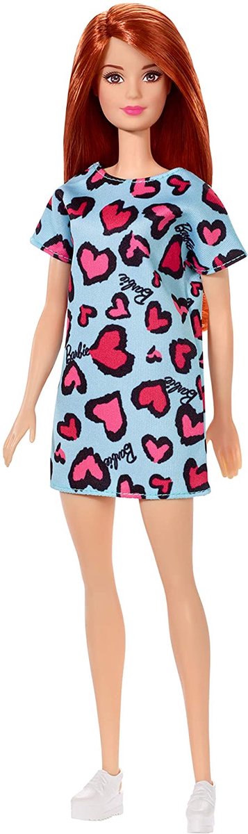 Barbie Pop Trendy Blauwe Jurk Met Vlinders