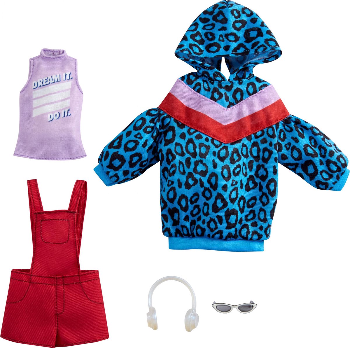 Barbie Poppenkleertjes Barbie Fashion Meisjes Blauw 5-delig